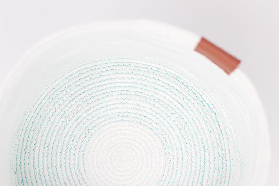 How to sew a rope bowl